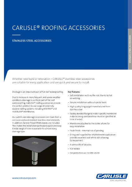 Carlisle Stainless Steel Accessories