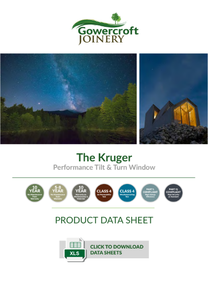 Kruger Performance Tilt and Turn Window Datasheet