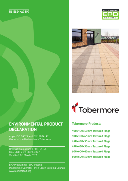 Environmental Product Declaration (EPD) Textured Flags