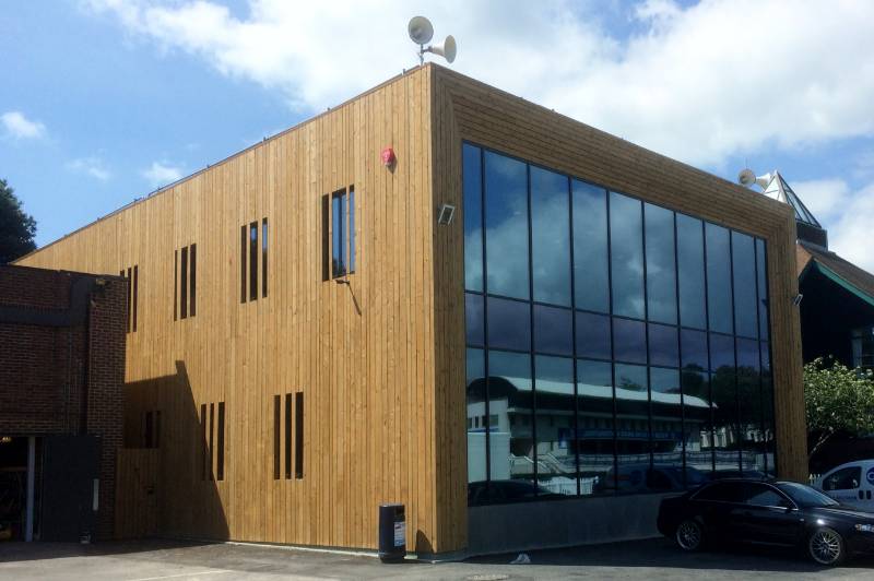 UK/ Home Grown Cedar Timber Cladding