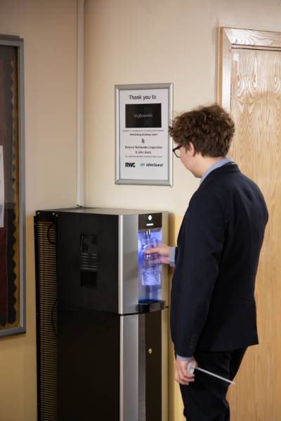 Introducing the E6 Chilled only to Barnhill Community High School, with our supplier John Guest