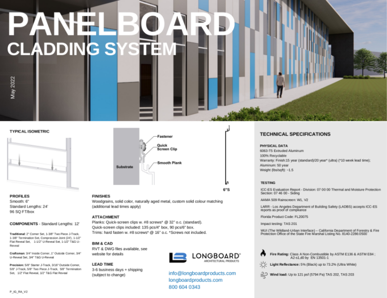 Panelboard Info sheet