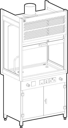FumeLab Duct - Fixed and Ducted Fume Cupboard