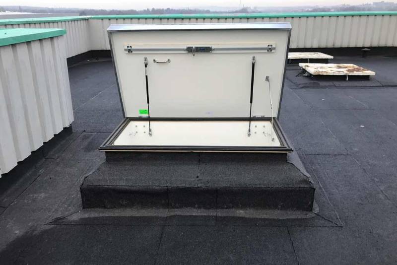 Retractable Roof Access Ladder and Hatch - Case Study