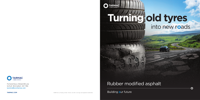 Rubber Modified Asphalt - recycled tyres in roads