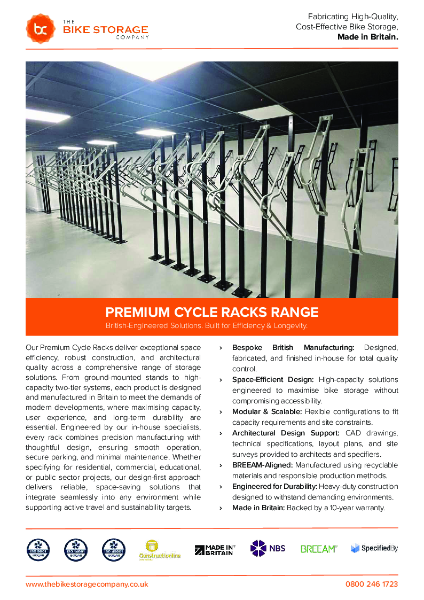 Premium Bike Racks Mini Brochure