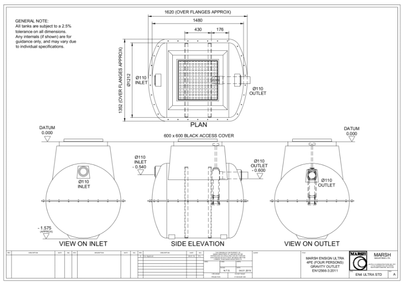 ENSIGN ULTRA EN 4 PE -  STD RISER (Rev.A)