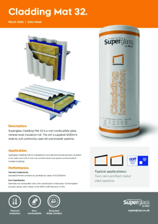 Superglass Cladding Mat 32 - Datasheet