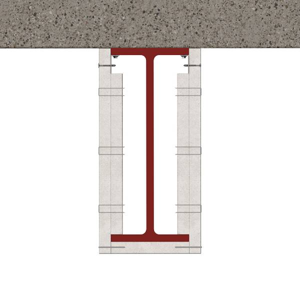 PROMATECT-250® - 3 Sided Beam Protection up to 600 mm Deep. Angle fix - ST P250-015S