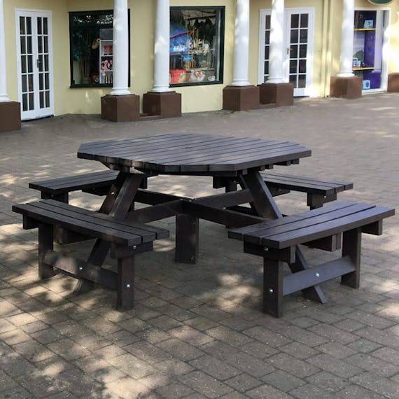 Octagonal Picnic Tables - Recycled Plastic Picnic Tables