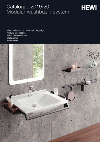 Modular washbasin system