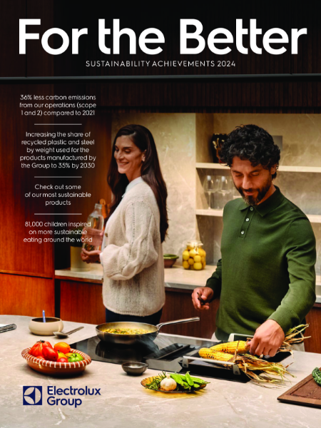 For The Better 2024 - Electrolux Sustainability Achievements