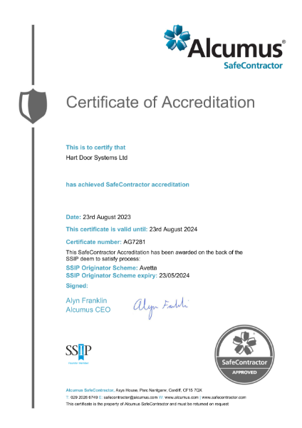 Alcumus SafeContractor