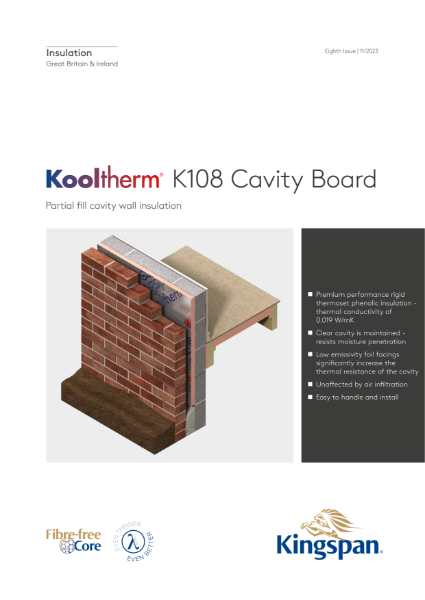 Kooltherm K108 Cavity Board - 11/23
