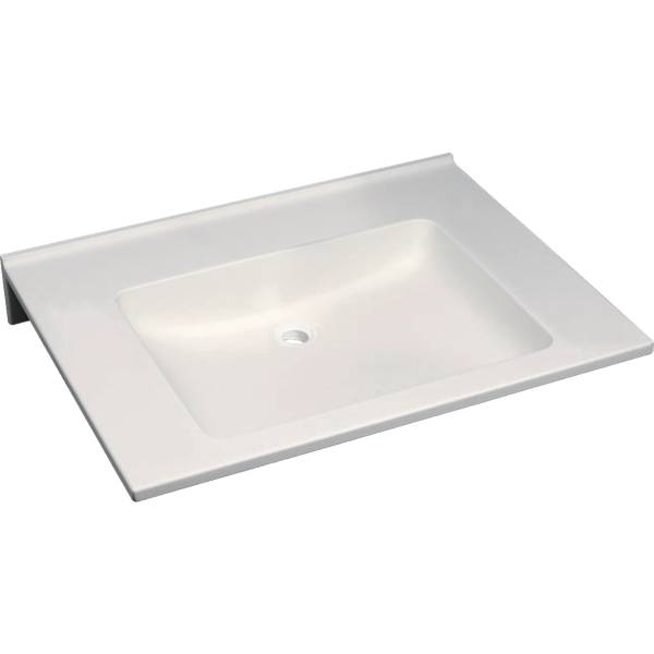 Publica washbasin, square design, barrier-free