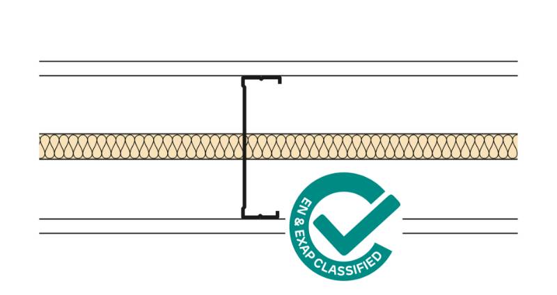 Siniat Single Frame Metal Stud Partition CS14R(400)-15Md-25G - Metal Stud Partitioning