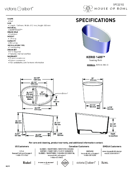 Kerid Bath Datasheet