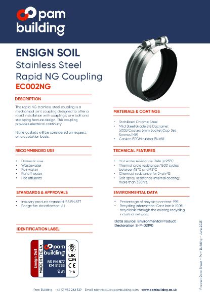 EC002NG - Rapid NG SS Coupling