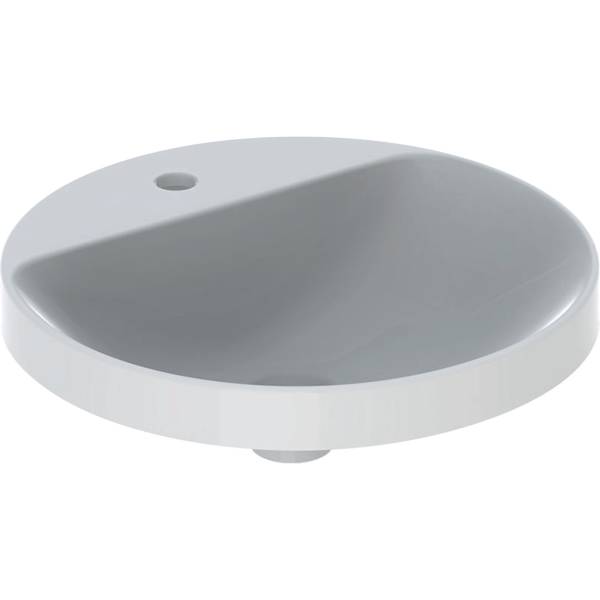 VariForm Countertop Washbasin, Round, with Tap Hole Bench