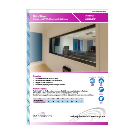 Noise Lock W-47 Datasheet