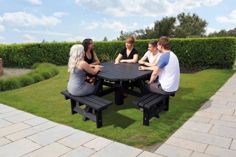 Octagonal Picnic Tables - Recycled Plastic Picnic Tables