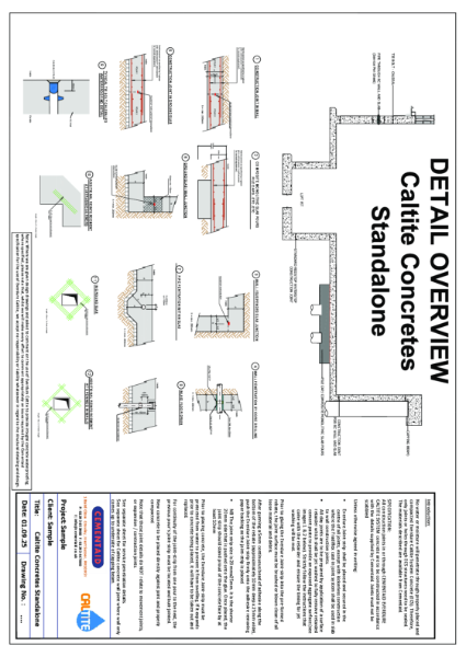 Caltite Concrete - Standalone Sheet | Cementaid (UK) Ltd | NBS Source