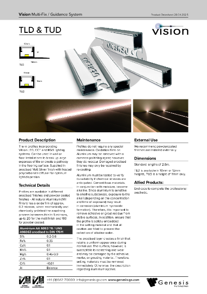 TUD Datasheet