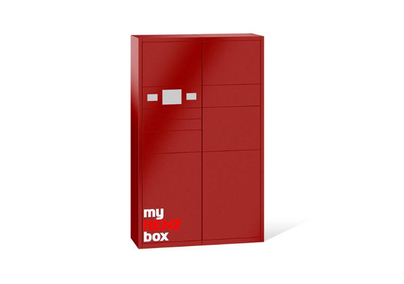 myRENZbox 2 Hour Fire Rated Modula Extension Module - Intelligent Smart Parcel Boxes - Fire Rated Intelligent Parcel Boxes