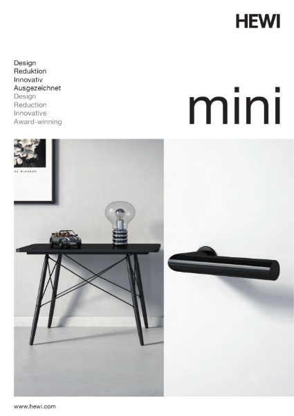 Mini - Design, Reduction, Innovative, Award-winning