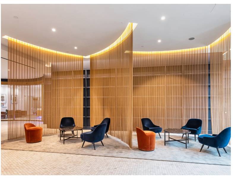 DecoTech - Coil Mesh Decorative Curtain and Screen - Decorative Metal Mesh Curtain