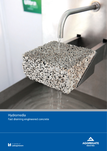 Hydromedia® fast draining concrete