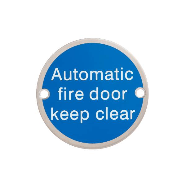 AA-AFDKC-DRL-SS Door Sign