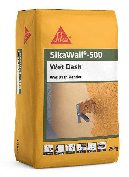 SikaWall®-500 Wet Dash - Mineral Render