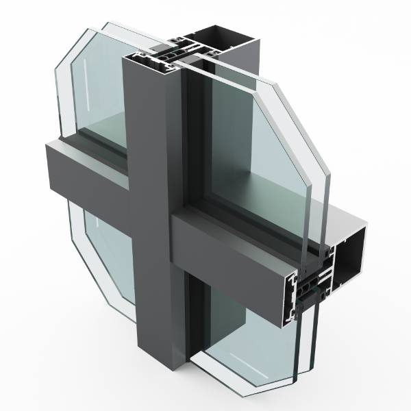 SF52 60 mm Curtain Wall System