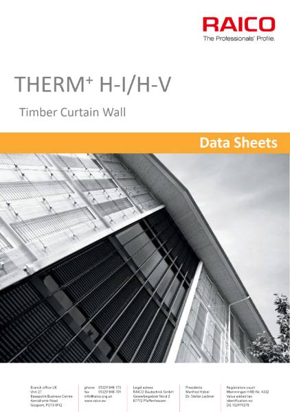 THERM+ H-I/ H-V Timber Facades
