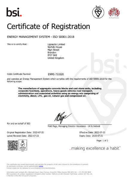BSI - Energy Management System ISO500001:2018