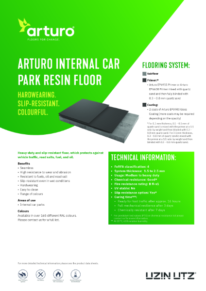 Arturo Internal Car Park Resin Floor