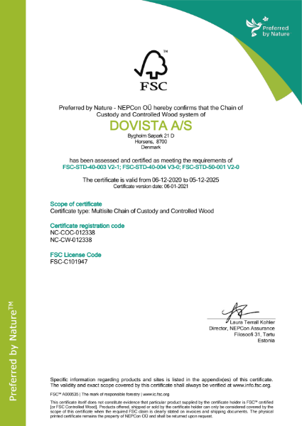 FSC Certificate