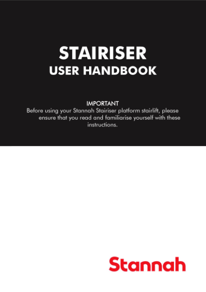 Stannah Stairiser User Manual