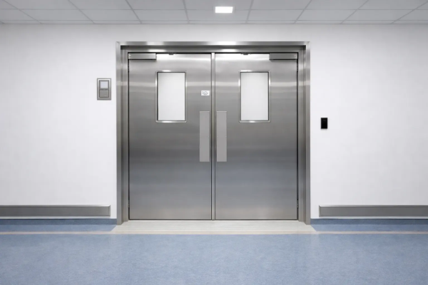 Sanidor Pass - Hygienic Steel Hinged Doors - Stainless Steel - Hinged Steel Door
