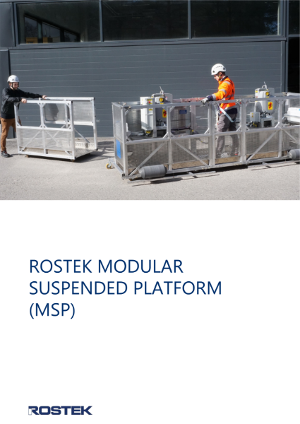 Rostek Modular Suspended Platform MSP