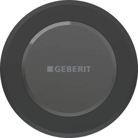 Geberit electronic WC flush control, battery operation, for Sigma concealed cistern 12 cm, with Type 10 RF-controlled button, round