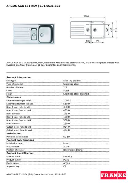 Product Sheet 101.0531.651