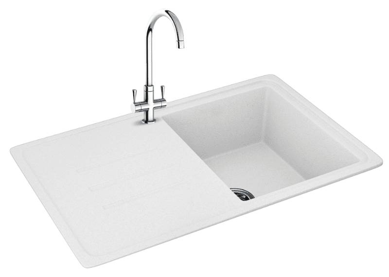 Carron Phoenix Debut REV Granite Bowl Sink - Inset Kitchen Sink