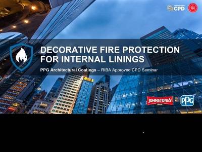 Decorative Fire Protection for Internal Linings