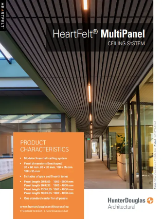 Heartfelt MultiPanel Ceiling System - Datasheet