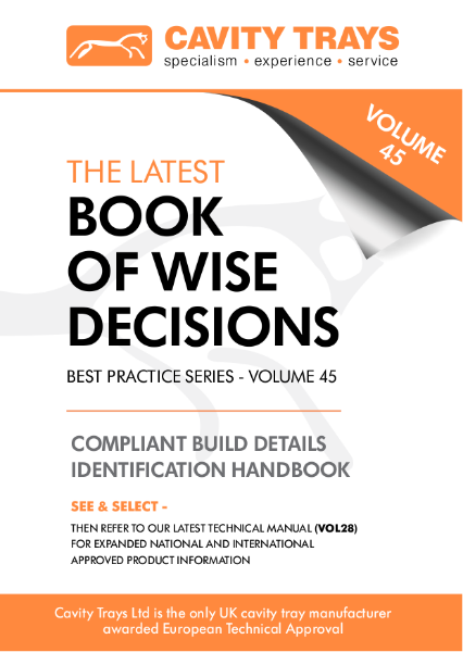 Cavity Trays Ltd Pocket Guide - The Book of Wise Decisions Best Practice Guide