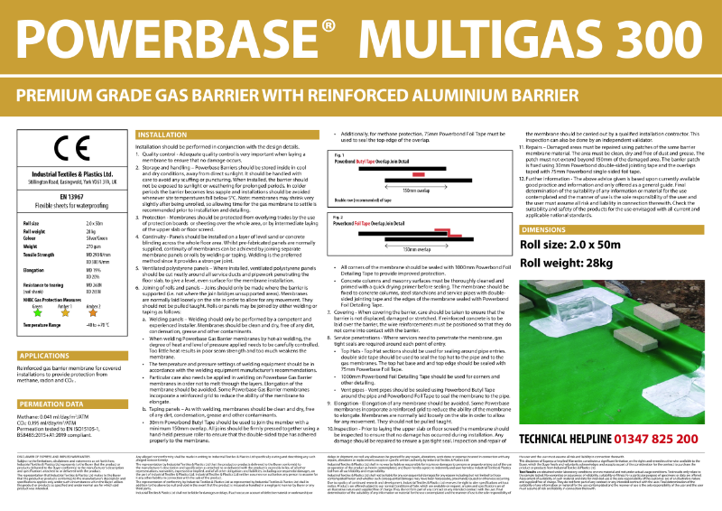 Powerbase® Multigas 300 Inst R3-1