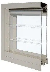 1 Bay Closed (Dual Powerlouvre) in Alspec McArthur Frame