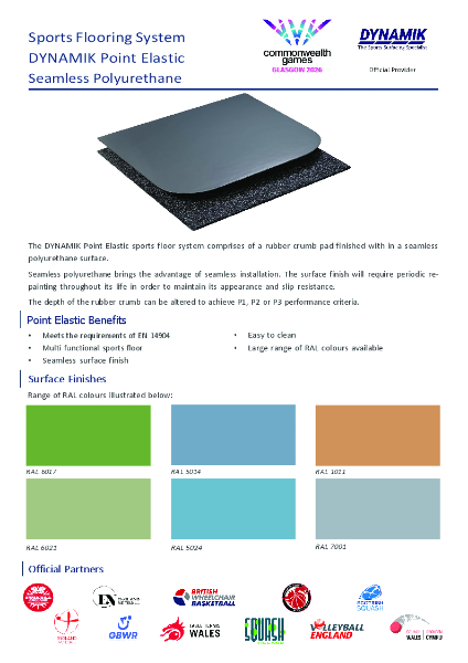 Point Elastic Sports Floor